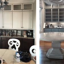 Before and after cabinet makeover